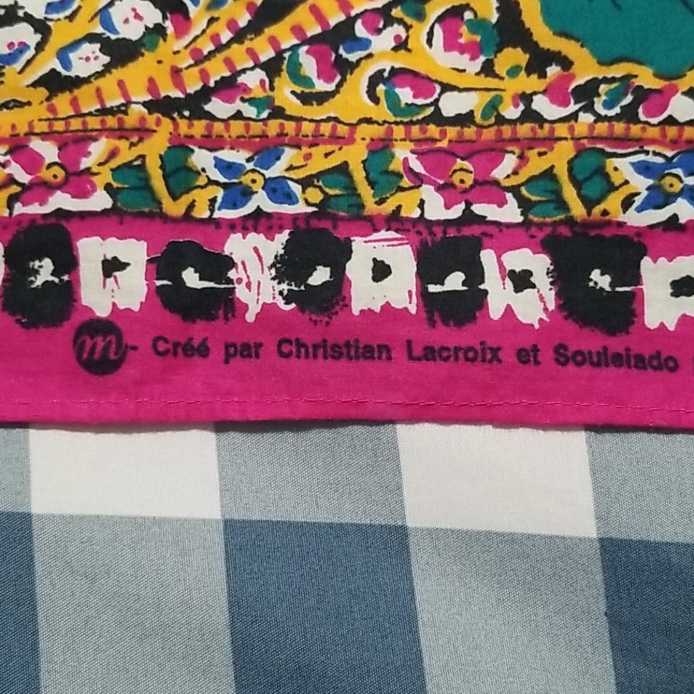 1993 Cree par Christian Lacroix scarf - Picture 6 of 14
